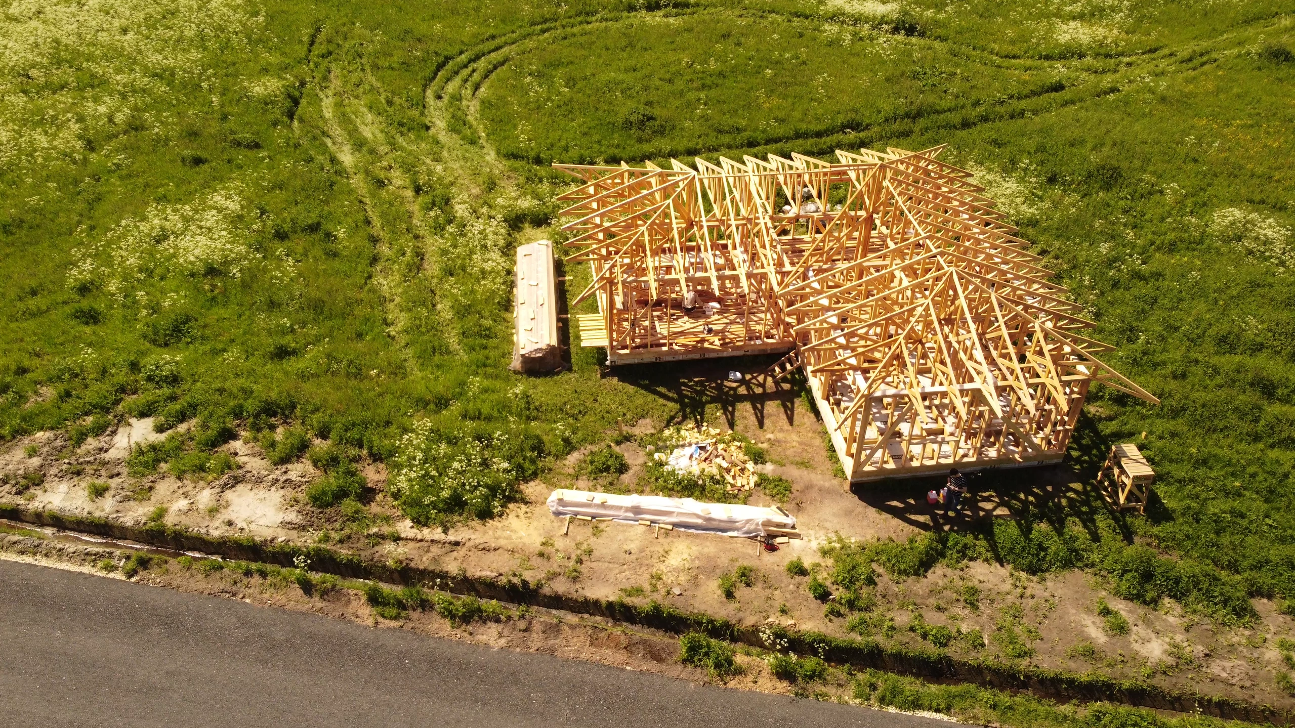 Процесс строительства - ATRIUM