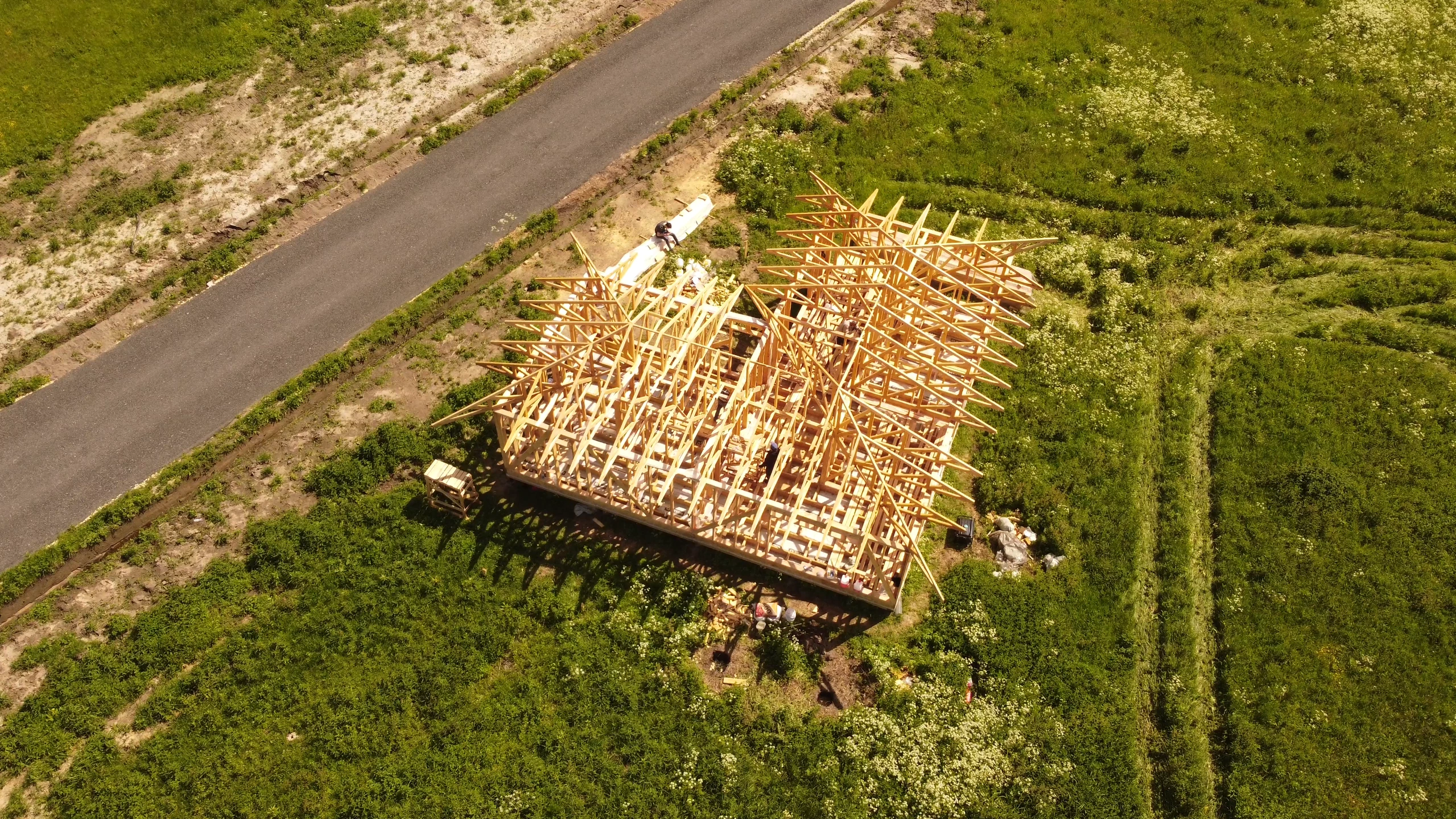 Процесс строительства - ATRIUM